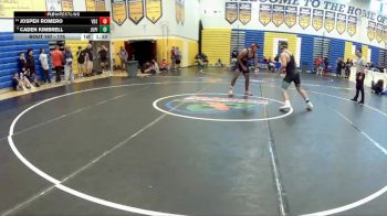 175 lbs Quarterfinal - Jospeh Romero, Vero Beach Senior vs Caden Kimbrell, Jupiter