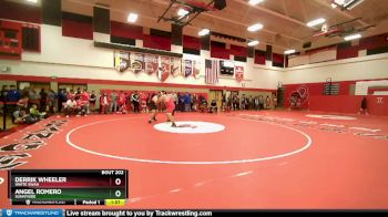 285 lbs Champ. Round 2 - Angel Romero, Sunnyside vs Derrik Wheeler, White Swan