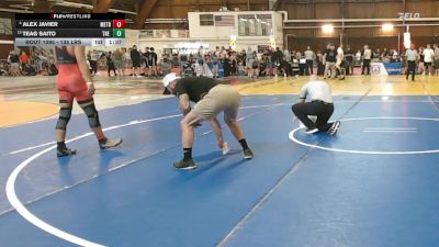 135 lbs Round Of 16 - Alex Javier, Metrowest United vs Teag Saito, The Acadamy