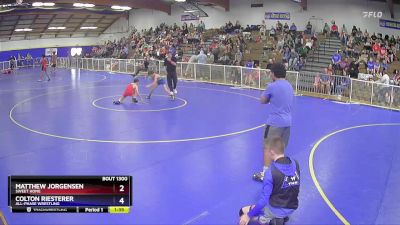 77 lbs Round 3 - Matthew Jorgensen, Sweet Home vs Colton Riesterer, All-Phase Wrestling