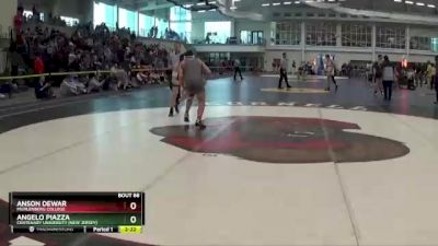 174 lbs Champ. Round 1 - Angelo Piazza, Centenary University (New Jersey) vs Anson Dewar, Muhlenberg College
