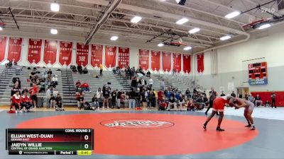 190 lbs Cons. Round 3 - Elijah West-Duah, Denver East vs Jaidyn Willie, Central Of Grand Junction