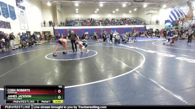 132 lbs Champ. Round 2 - Coen Roberts, Lewiston vs James Jackson, Gonzaga Prep