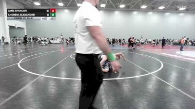 145 lbs Consi Of 16 #1 - Lane Spencer, MT vs Andrew Alexander, NC
