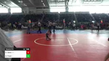 57 lbs Round Of 16 - Ethan Dana, Trailblazers WC vs Kellen Frost, Team Aggression