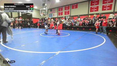 112 lbs Round Of 16 - Elijah Sewell, Kiefer High School vs Don Lesley, Tulsa Hale