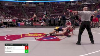 189 lbs Round Of 16 - Griffin Buzzell, Meadville vs Maclane Stout, Mt. Lebanon