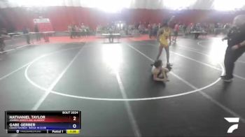 126 lbs Champ. Round 1 - Nathaniel Taylor, Askren Wrestling Academy vs Gabe Gerber, CrassTrained: Weigh In Club