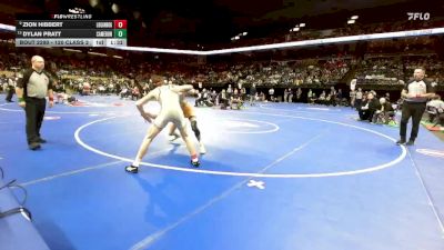 120 Class 2 lbs Semifinal - Zion Hibbert, Logan-Rogersville vs Dylan Pratt, Cameron