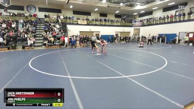 150 lbs 7th Place Match - Jon Phelps, Cadott vs Jack Gretzinger, De Pere