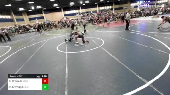 109 lbs Round Of 32 - Kameron Green Jr, Nebraska Wr Ac vs Ryder Armitage, Lahaina Wresting Club