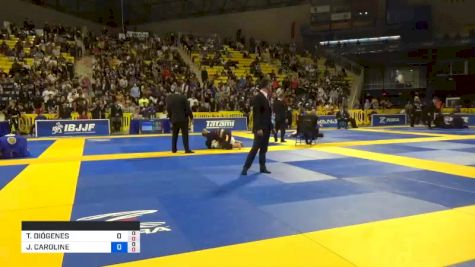 THAMIRES DIÓGENES DE AQUINO vs JULIANE CAROLINE DOS SANTOS WIGG 2019 World Jiu-Jitsu IBJJF Championship