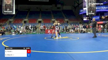 132 lbs Cons Semis - Ezekiel Hulet, Illinois vs Kellyn March, South Dakota
