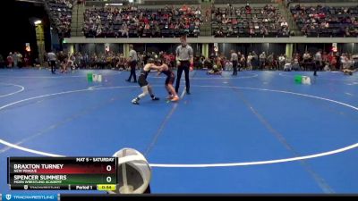 95 lbs Round 1 - Braxton Turney, New Prague vs Spencer Summers, Moen Wrestling Academy