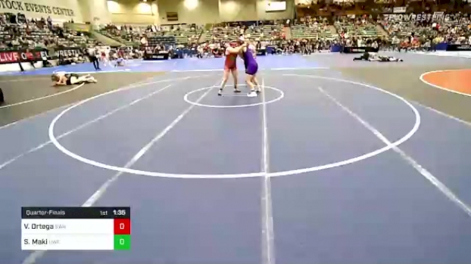 185 lbs Quarterfinal - Valentina Ortega, Swamp Monsters vs Samantha ...