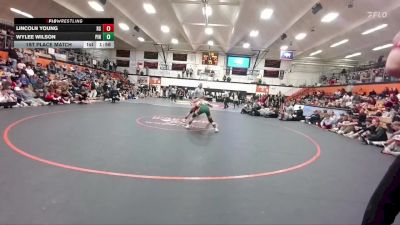 138 lbs 1st Place Match - Wylee Wilson, Pinedale vs Lincoln Young, Rock Springs