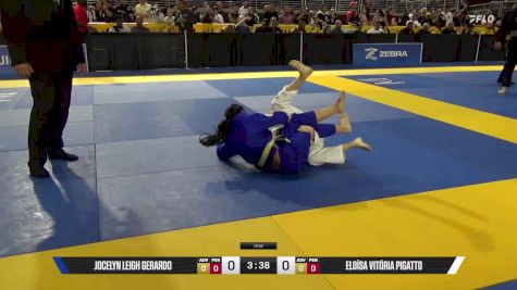 Eloísa Vitória Pigatto vs Jocelyn Leigh Gerardo 2025 Pan Kids Jiu-Jitsu IBJJF Championship