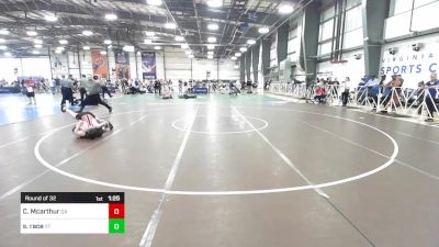 85 lbs Round Of 32 - Cooper Mcarthur, GA vs Sylas Race, VT