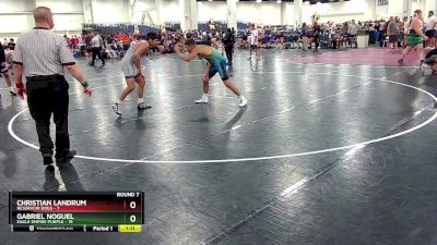 150 lbs Round 7 (10 Team) - Gabriel Noguel, Eagle Empire Purple vs Christian Landrum, Reservoir Dogs