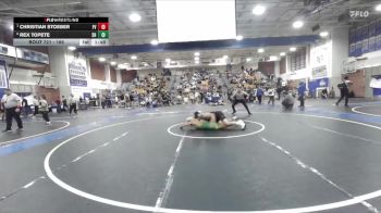 165 lbs 1st Place Match - Christian Stoeber, Fountain Valley vs Rex Topete, South Hills
