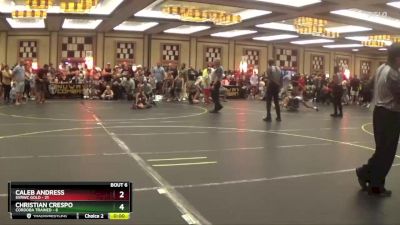 56 lbs Semis & 1st Wrestleback (8 Team) - Christian Crespo, Cordoba Trained vs Caleb Andress, SVRWC Gold