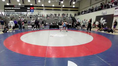 126 lbs Final - Cooper Mcarthur, Teknique Wrestling vs Eli Flowers, Roundtree Wrestling Academy