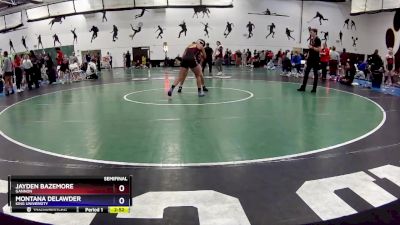 124A Semifinal - Montana Delawder, King University vs Jayden Bazemore, Gannon