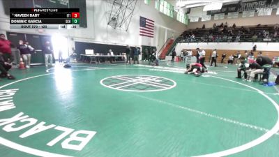 120 lbs Cons. Round 3 - Naveen Baby, Etiwanda vs Dominic Garcia, Schurr