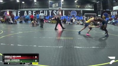 187 lbs Round 1 (8 Team) - Angelo Williams, Mi Mafia Red vs Kasen Johnson, Michigan Black Pitbulls