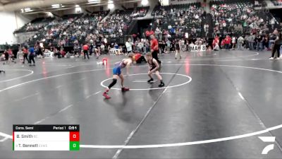 73 lbs Cons. Semi - Trigg Bennett, Elkhorn Valley Wrestling Club vs Blake Smith, Bear Cave