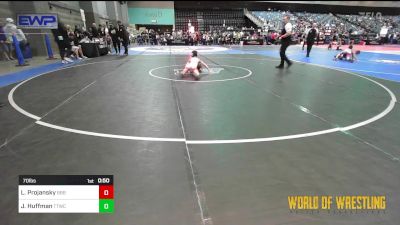 70 lbs Final - Lincoln Projansky, Built By Brunson vs Jaxon Huffman, Team Tulsa Wrestling Club