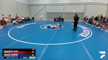 122 lbs Semis & 3rd Wb (16 Team) - Courtney Hunt, Idaho vs Regina Stoeser, South Dakota Blue