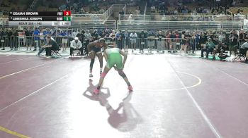 145 lbs 5th Place Match - Ceajah Brown, Freedom vs Lineshka Joseph, North Miami