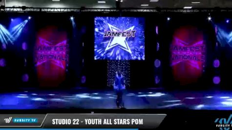 Studio 22 - Youth All Stars Pom [2021 Youth - Pom - Small Day 1] 2021 JAMfest: Dance Super Nationals