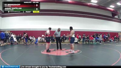 265-285 lbs Round 1 - Ky Brinkerhoff, Las Vegas vs Andre Santillan, Shadow Ridge