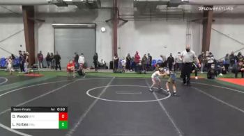 50 lbs Semifinal - Dominick Woods, Bitetto vs Leo Forbes, Triumph