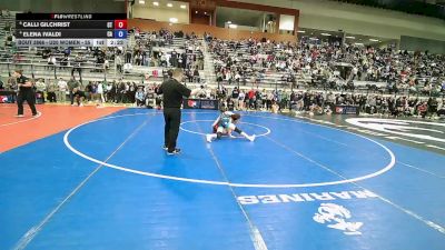 U20 Women - 55 lbs 5th Place Match - Calli Gilchrist, CT vs Elena Ivaldi, CA