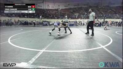 73 lbs Consi Of 8 #2 - Ty Burns, Morrison Takedown Club vs Cruz Canales, Claremore Wrestling Club