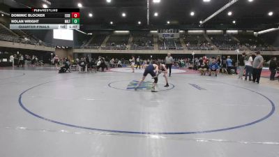 115 lbs Quarterfinal - Dominic Blocker, Essex vs Nolan Wright, Milton
