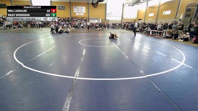 150 lbs Round Of 32 - Will LaVallee, Saint John's Prep vs Riley Storozuk, East Hartford