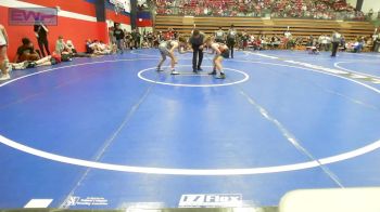 106 lbs Round Of 16 - Aiden Leathers, Jenks Trojan Wrestling Club vs Cael Holcomb, Pawhuska Elks Takedown