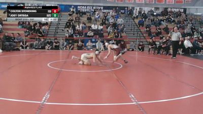 141 lbs Semifinal - Joey Ortega, Kutztown vs Colton Stoneking, Fairmont State