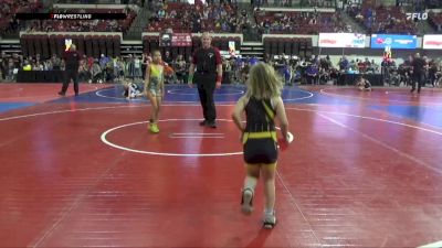 62 lbs Cons. Round 2 - Alondra Garcia Gutierrez, Moses Lake Wrestling Club vs Charleigh Gilfeather, Team Champs