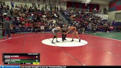 132 lbs Cons. Round 1 - Jared Martinez, Coastal Academy vs Kevin Alvarez, Imperial