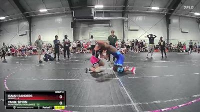 144 lbs Round 1 (6 Team) - Isaiah Sanders, MFArmy vs Yanik Simon, WonderBread Worldwide