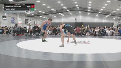 190 lbs 1st Place Match - Brogan Trollope, Mile High Wrestling Club vs Jack Wolf, Jack Pine Savage