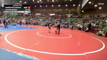 66 lbs Round 3 - Korbin McClanahan, Bauxite Mini Miners Wrestling vs Peyton Hooten, Lonoke Youth Wrestling