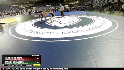 120 lbs 5th Place Match - Tanner Eggleston, Snoqualmie Valley Wrestling Club vs Maddox Bennett, Damaged Ear Wrestling Club