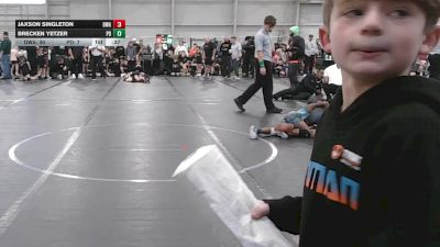 72 lbs Semis & 1st Wrestleback (8 Team) - Brecken Yetzer, Potentially Dangerous vs Jaxson Singleton, Donahue WA