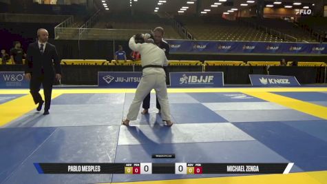 Michael Zenga vs Pablo Mesples 2026 Pan Jiu Jitsu IBJJF Championship